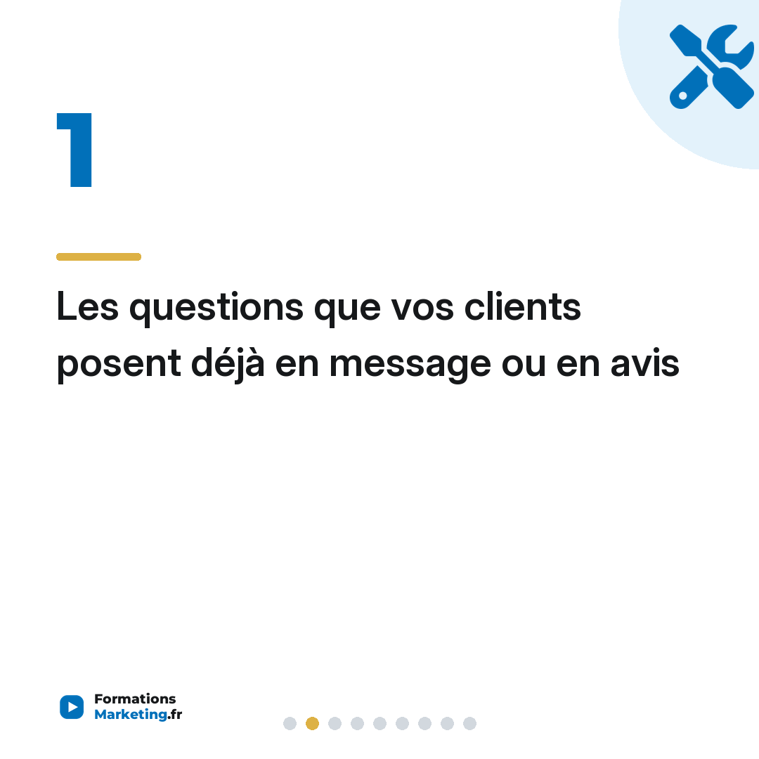 Les questions que vos clients posent déjà en message ou en avis