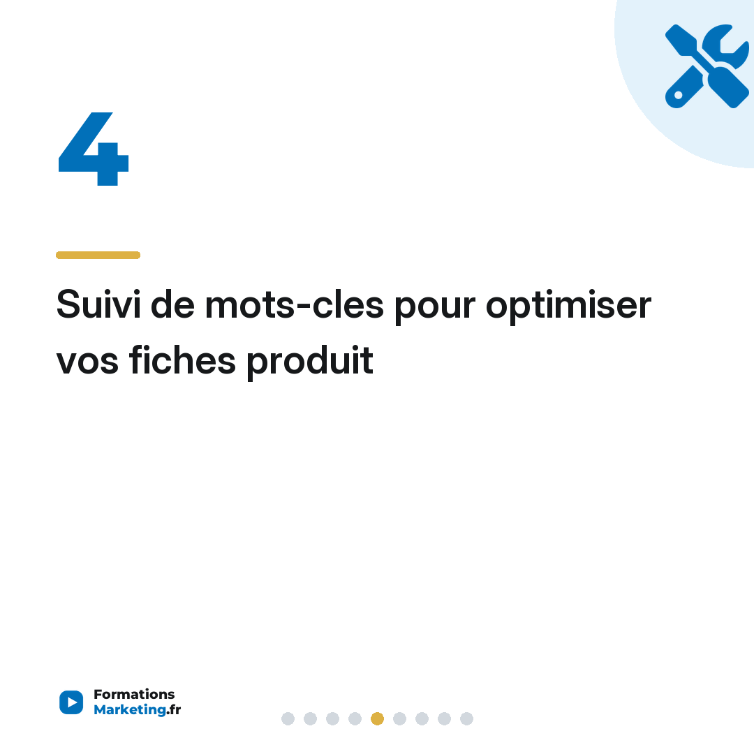 Suivi de mots-cles pour optimiser vos fiches produit
