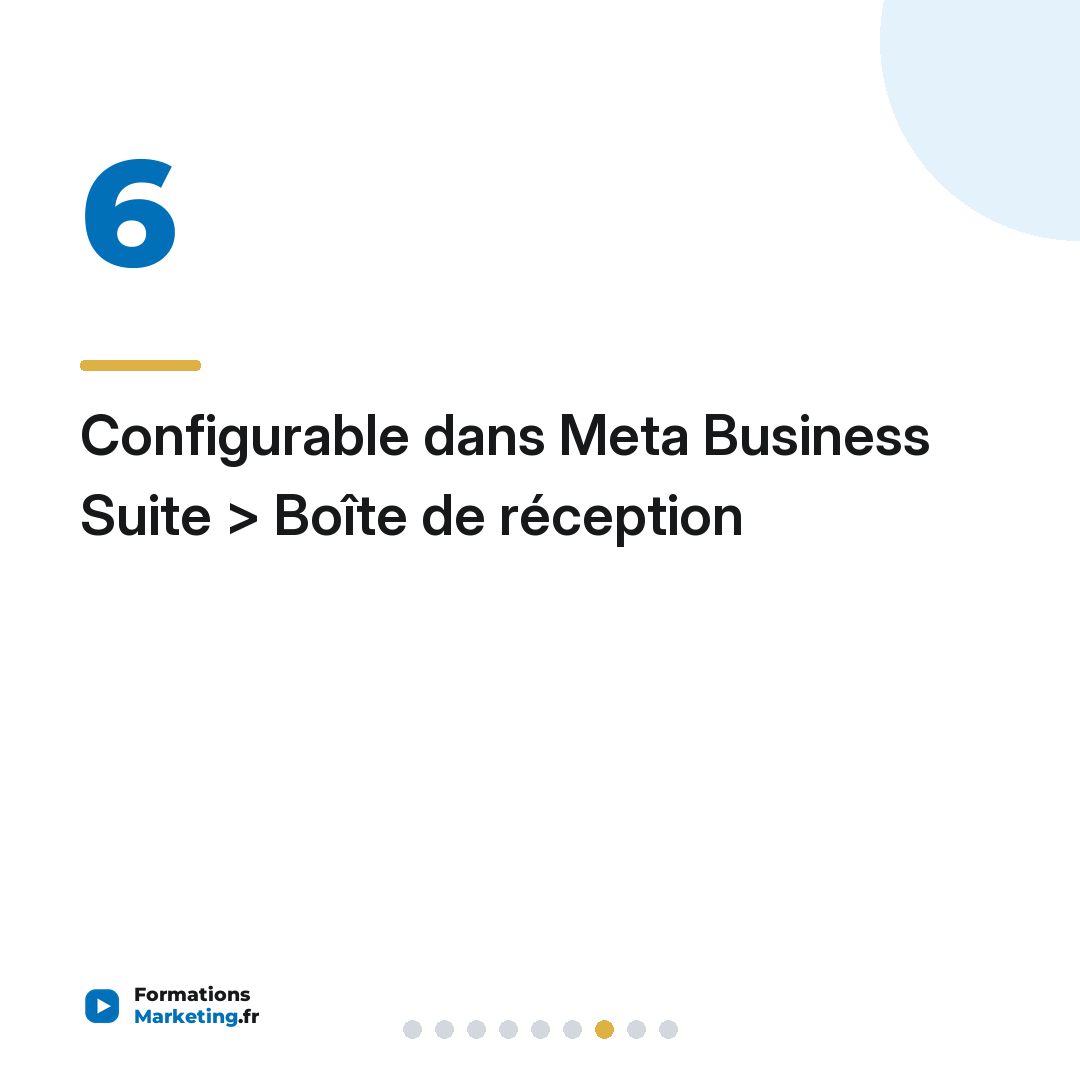 Messagerie automatique Facebook : guide complet pour votre page