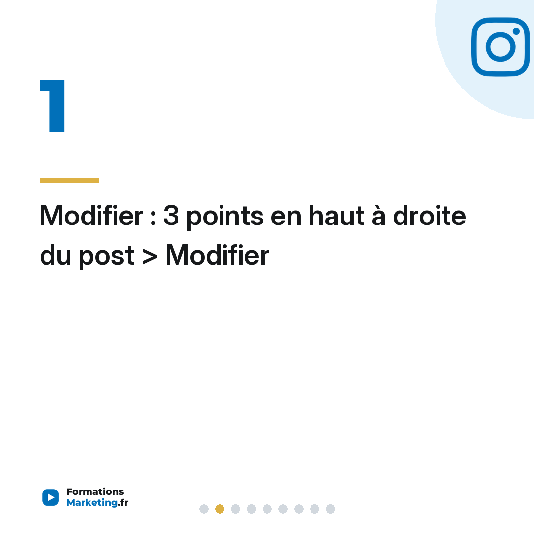 Comment Modifier, Supprimer ou Planifier une Publication Instagram