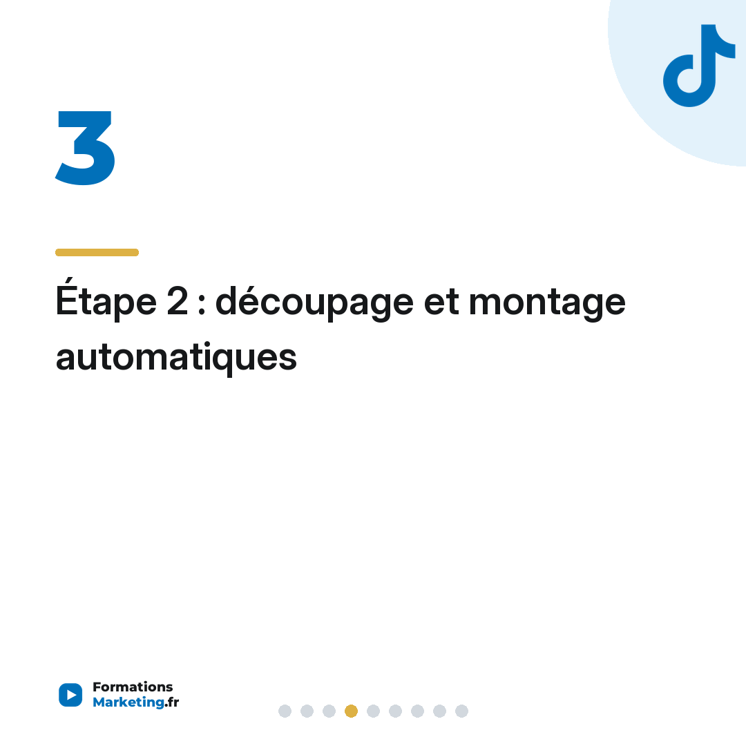 Étape 2 : découpage et montage automatiques
