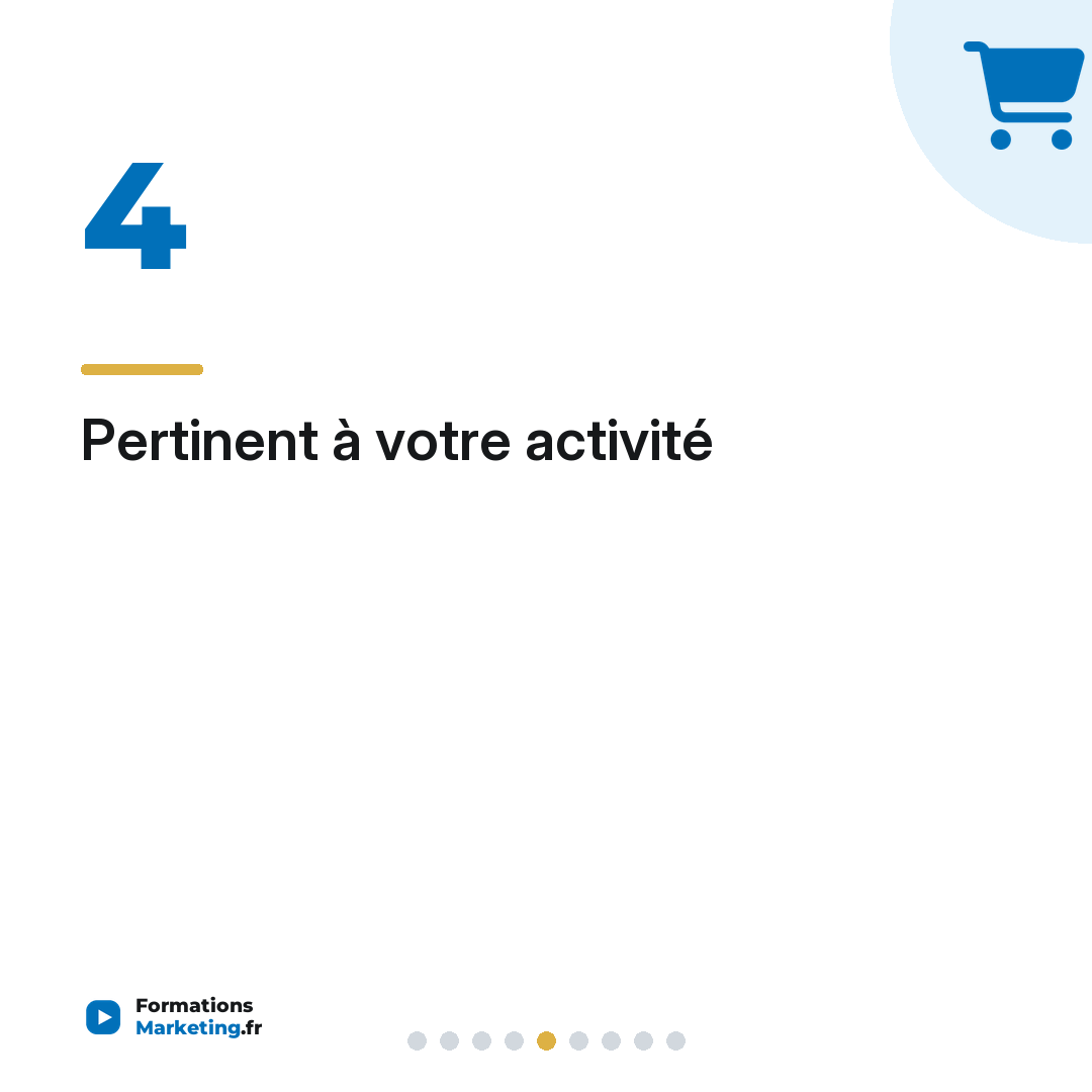 Pertinent à votre activité
