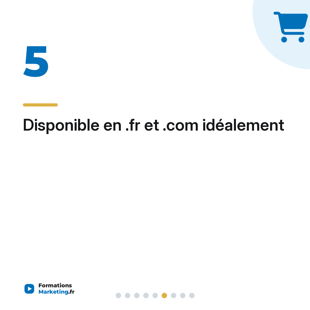 Disponible en .fr et .com idéalement