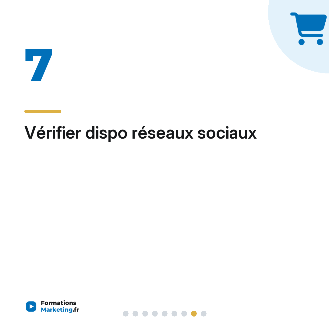 Vérifier dispo réseaux sociaux