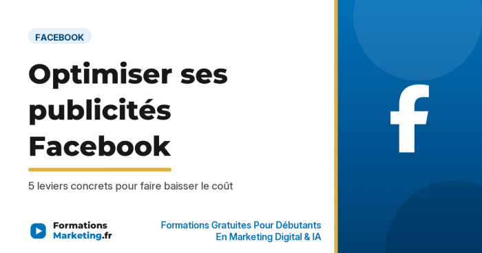 Optimiser ses publicités Facebook : 5 leviers concrets - formationsmarketing.fr
