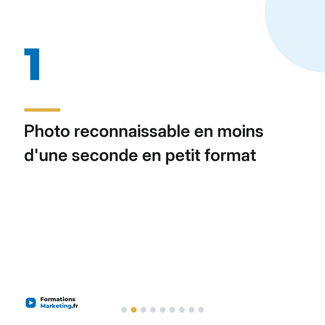 Photo reconnaissable en moins d'une seconde en petit format