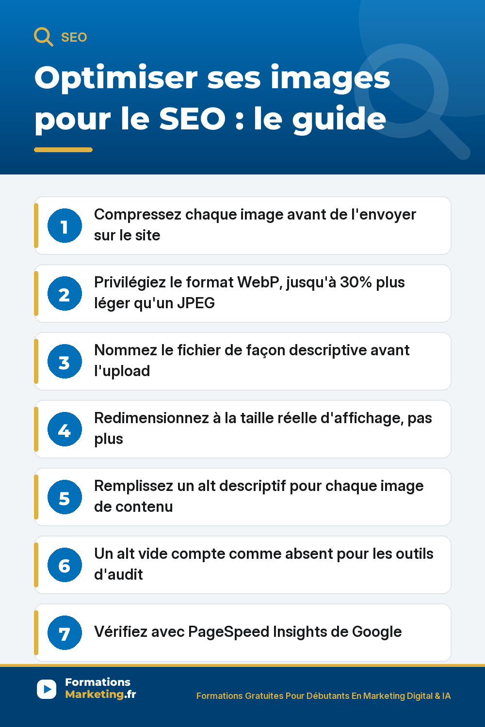 optimiser images seo pinterest Optimiser ses images pour le SEO : compression, WebP, nom de fichier descriptif, alt rempli, dimensions ajustées, PageSpeed Insights
