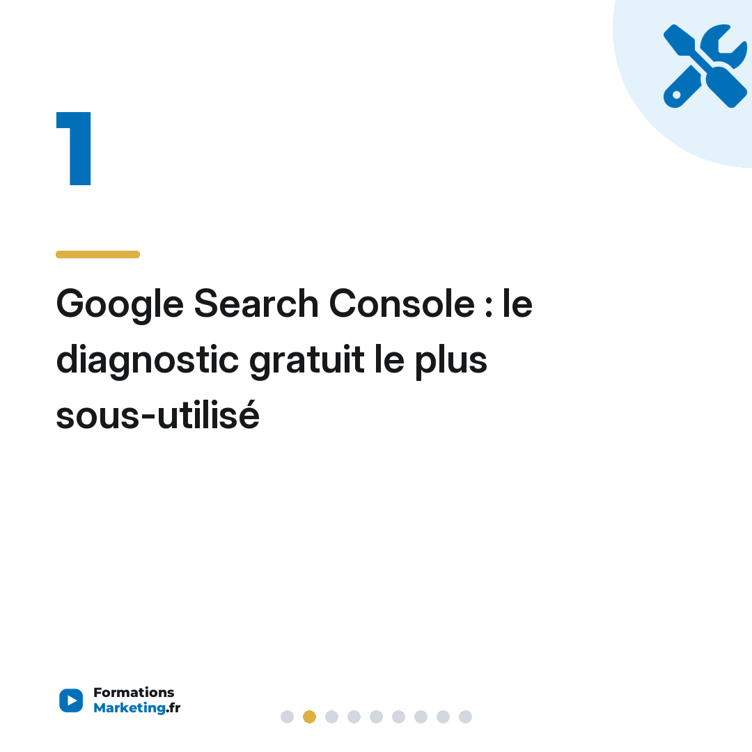 Google Search Console : le diagnostic gratuit le plus sous-utilisé