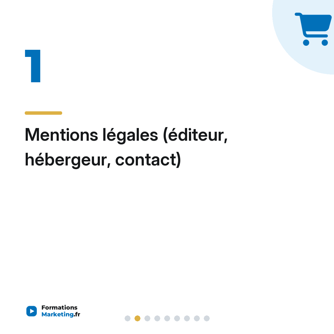 Mentions légales (éditeur, hébergeur, contact)