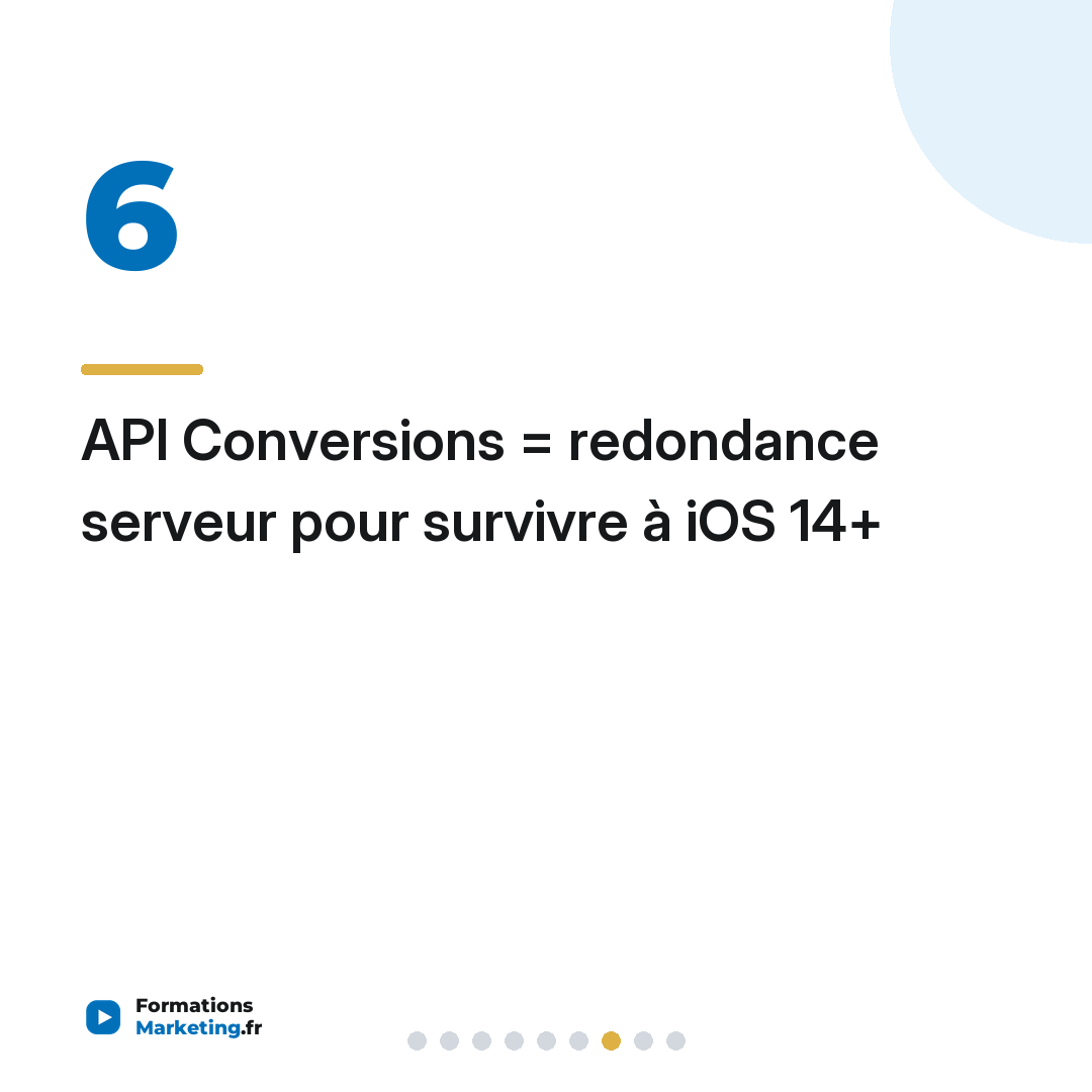 API Conversions = redondance serveur pour survivre à iOS 14+