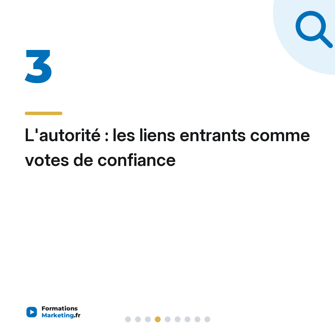 L'autorité : les liens entrants comme votes de confiance