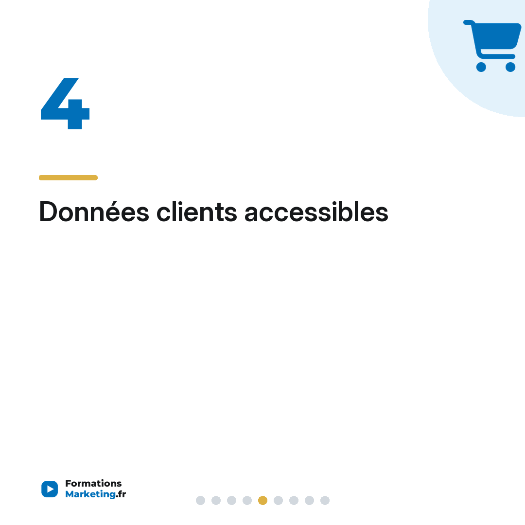 Données clients accessibles
