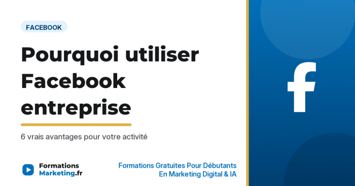 Pourquoi utiliser Facebook pour son entreprise 2026 - formationsmarketing.fr