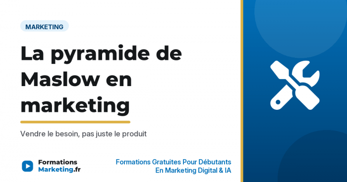 La pyramide de Maslow en marketing, vendre le besoin pas le produit - formationsmarketing.fr