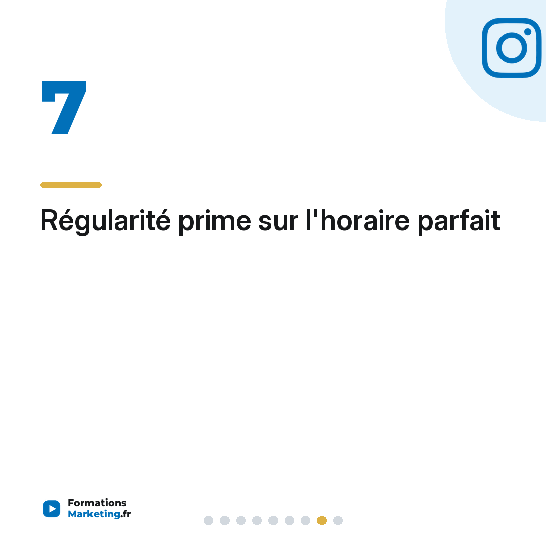 Régularité prime sur l'horaire parfait