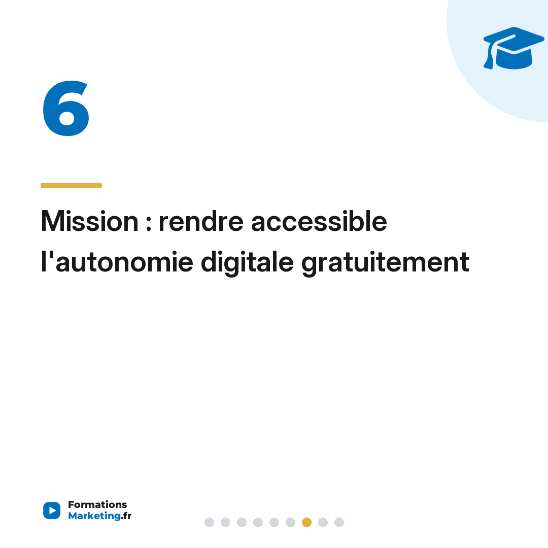 Mission : rendre accessible l'autonomie digitale gratuitement