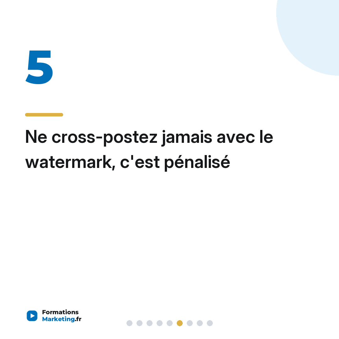 Ne cross-postez jamais avec le watermark, c'est pénalisé