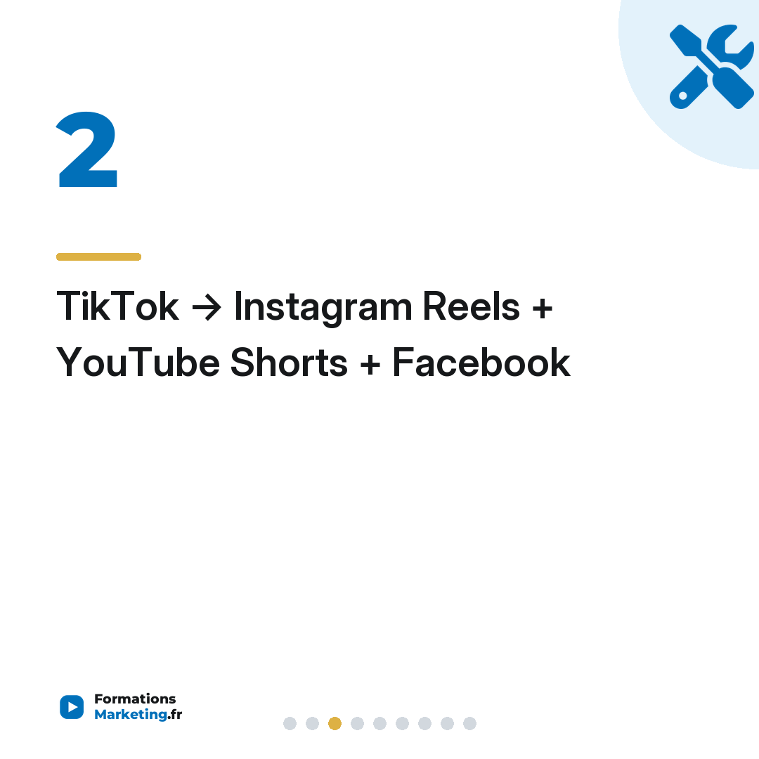 TikTok → Instagram Reels + YouTube Shorts + Facebook