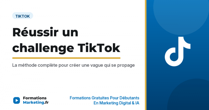 Comment réussir un challenge TikTok, méthode complète viral - formationsmarketing.fr