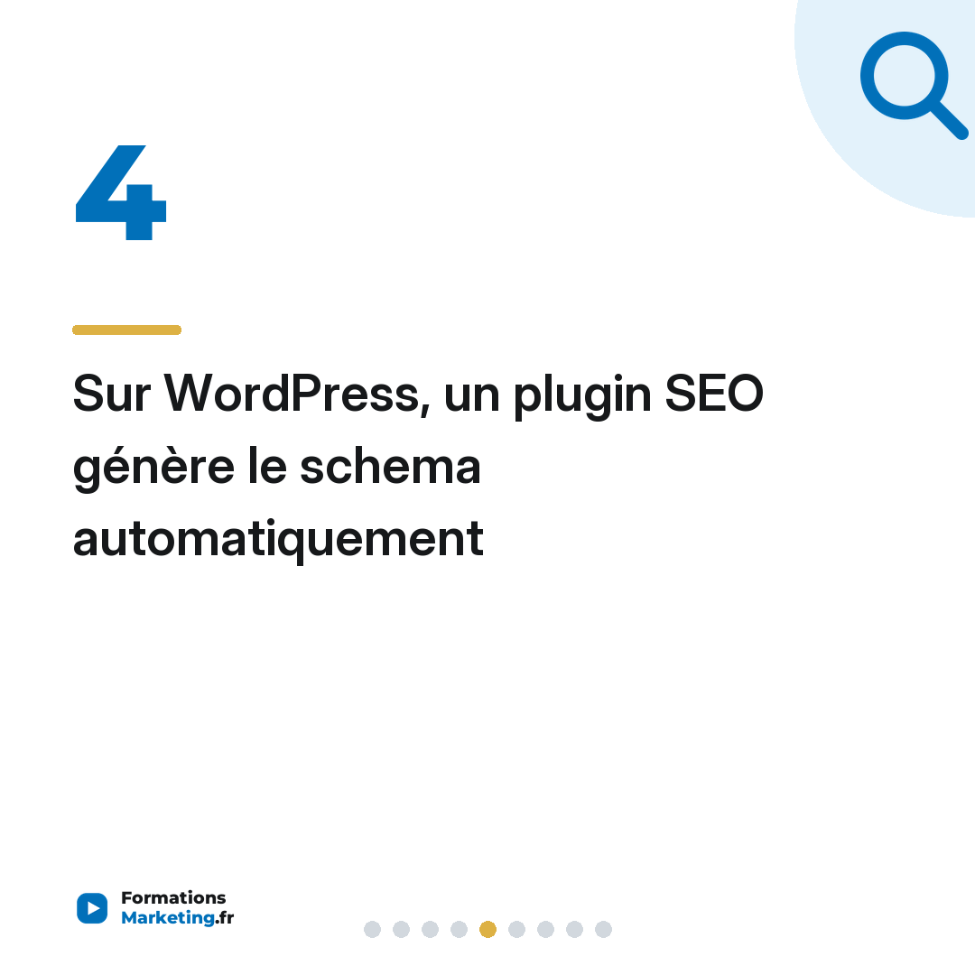 Sur WordPress, un plugin SEO génère le schema automatiquement