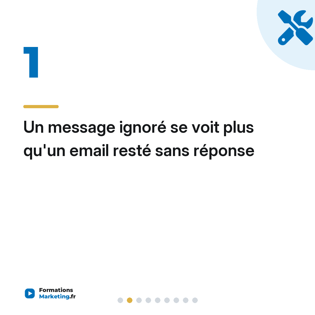 Un message ignoré se voit plus qu'un email resté sans réponse