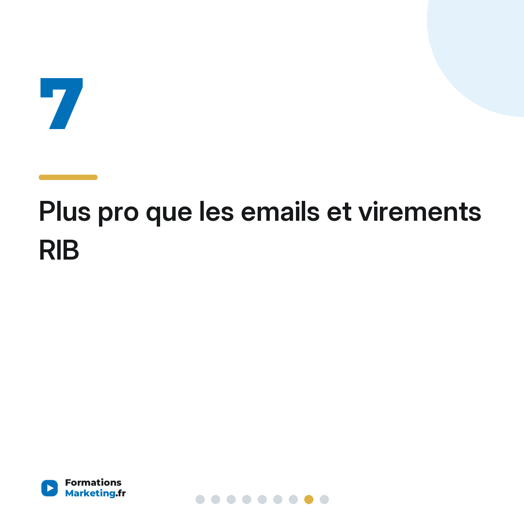 Plus pro que les emails et virements RIB