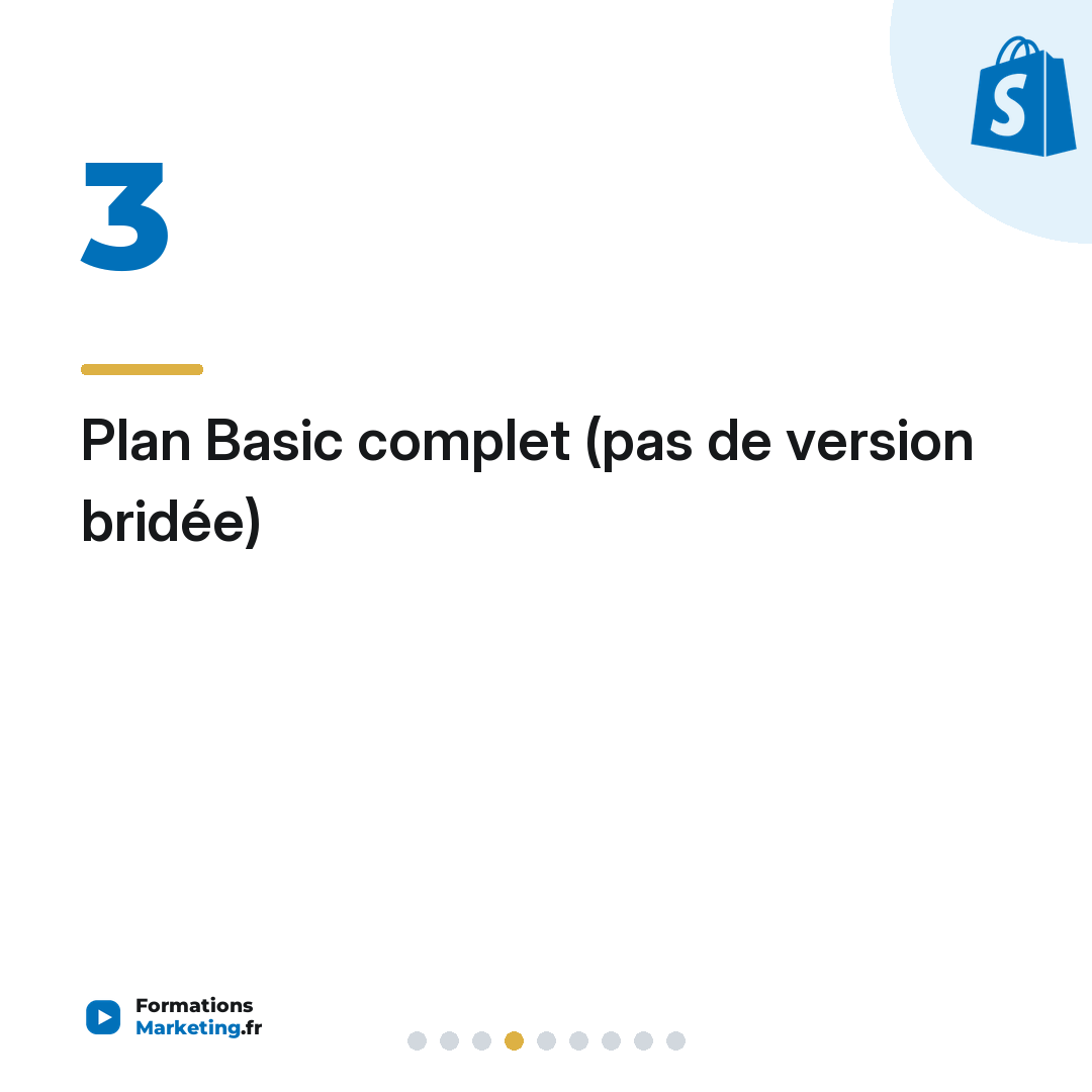 Plan Basic complet (pas de version bridée)