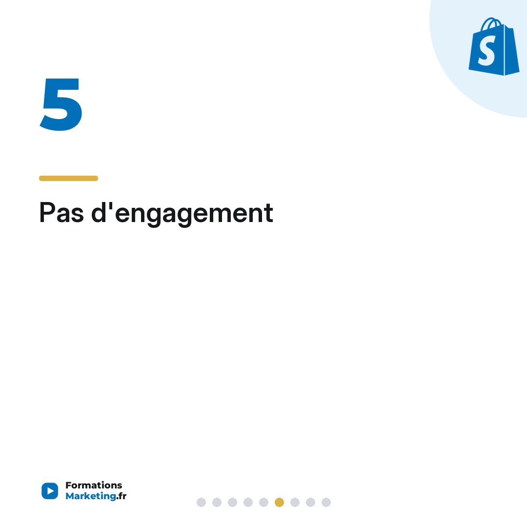 Pas d'engagement