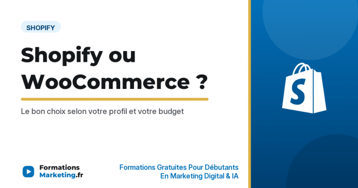 shopify vs woocommerce vignette Shopify ou WooCommerce, le bon choix selon votre profil et budget - formationsmarketing.fr