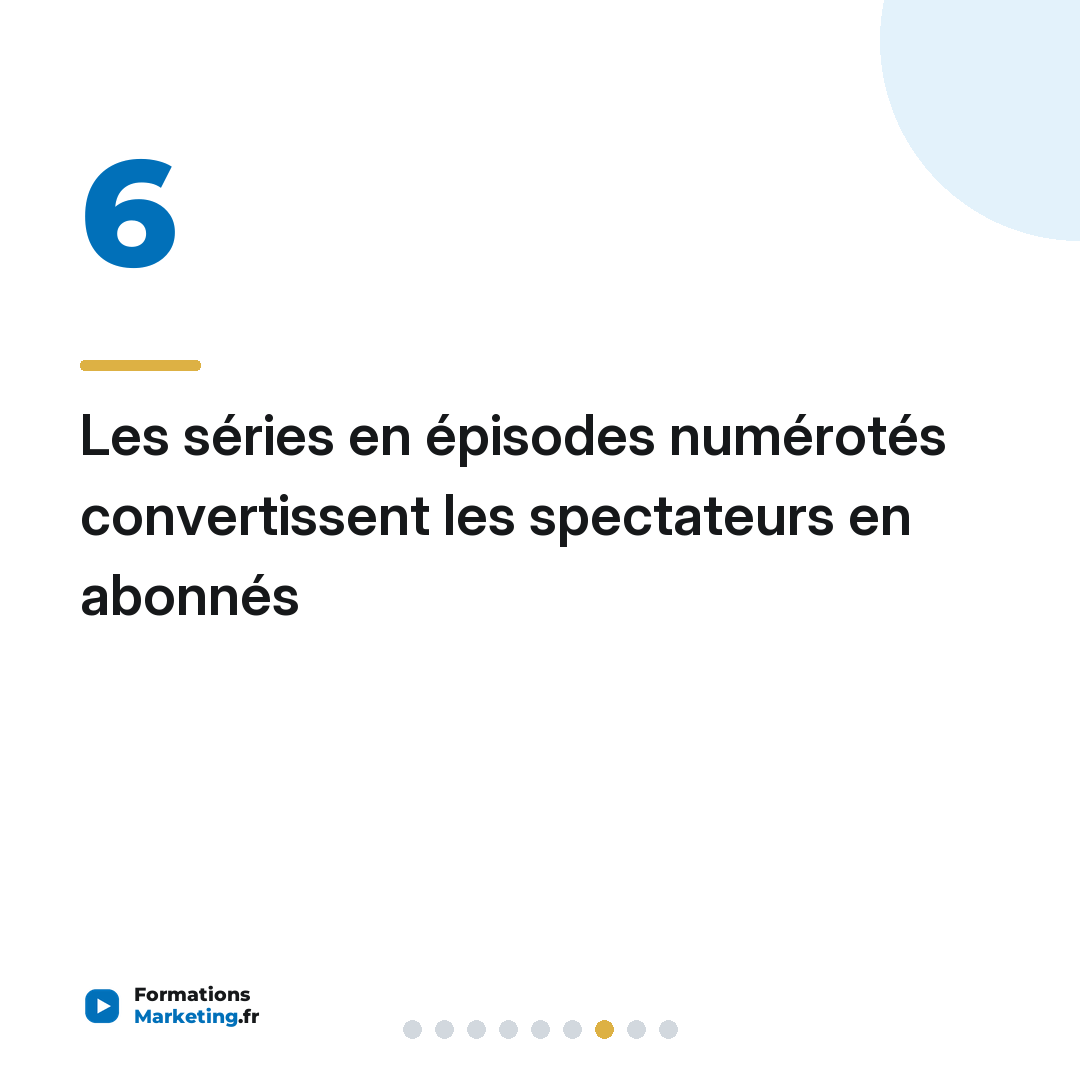 Les séries en épisodes numérotés convertissent les spectateurs en abonnés