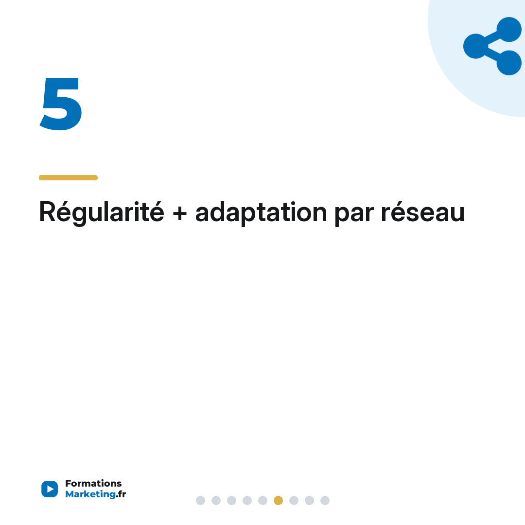 Régularité + adaptation par réseau