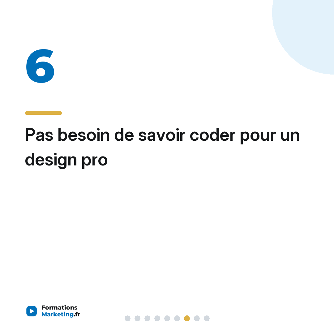 Pas besoin de savoir coder pour un design pro