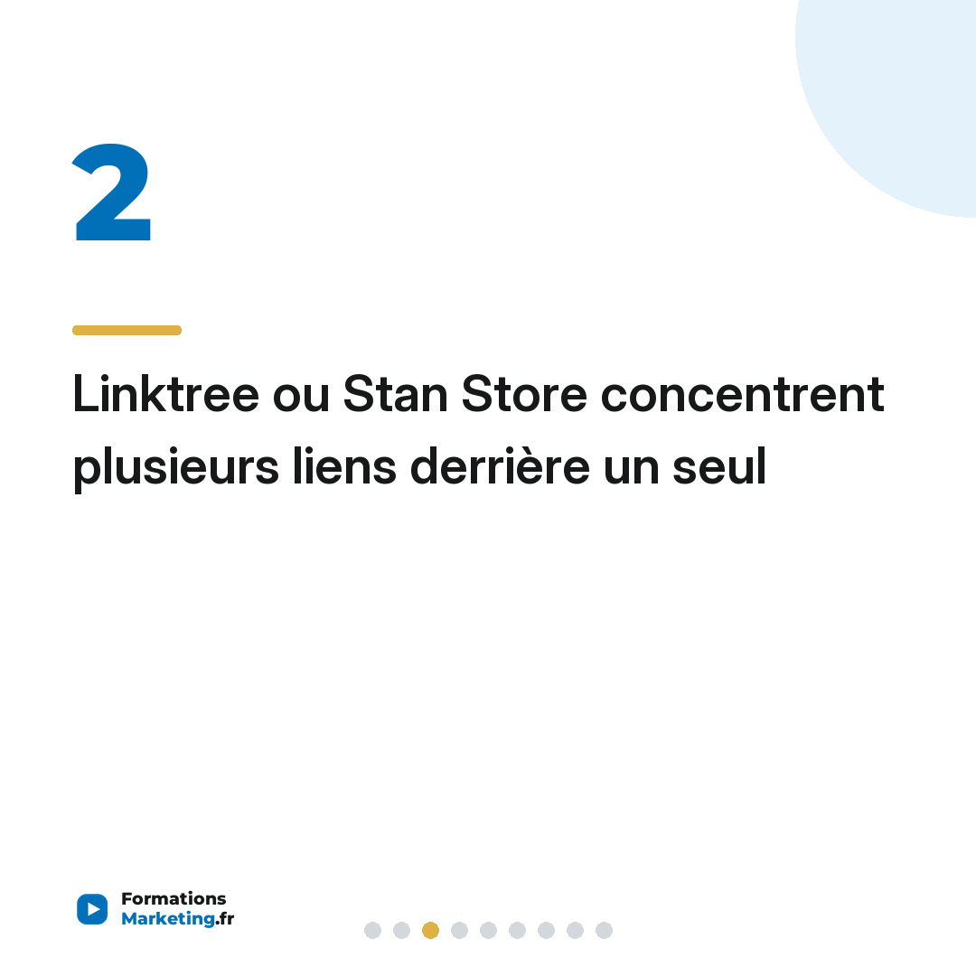 Linktree ou Stan Store concentrent plusieurs liens derrière un seul