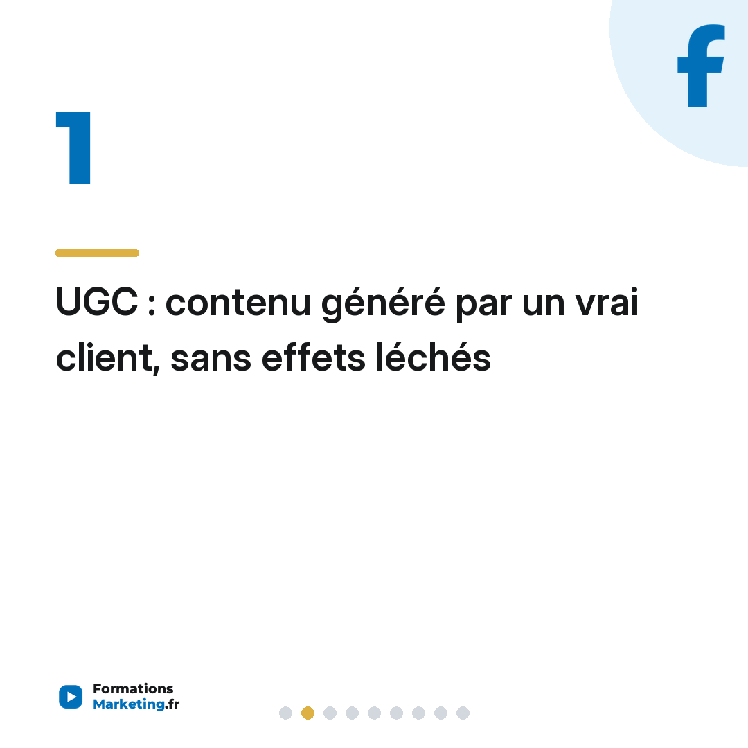 UGC : contenu généré par un vrai client, sans effets léchés