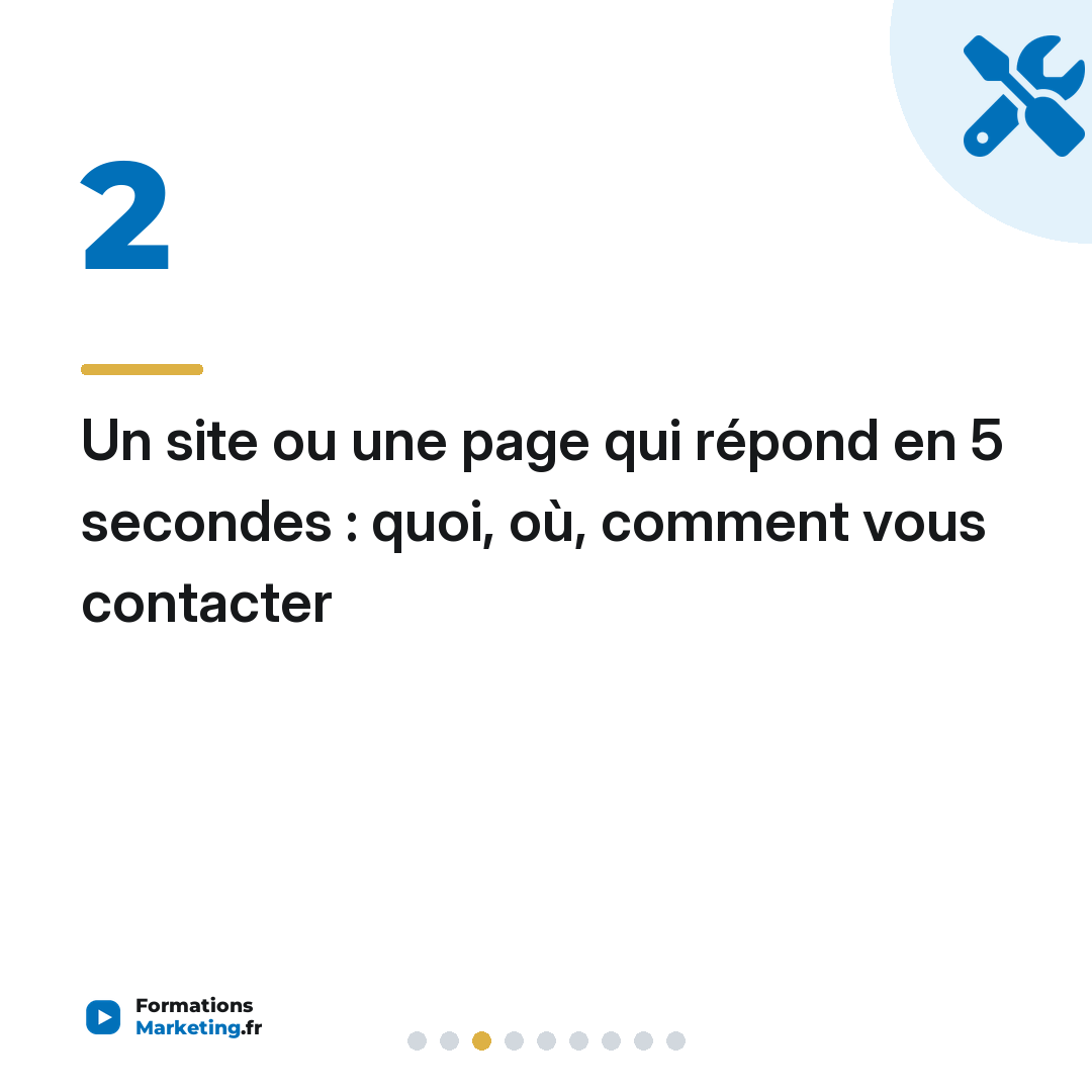 Un site ou une page qui répond en 5 secondes : quoi, où, comment vous contacter