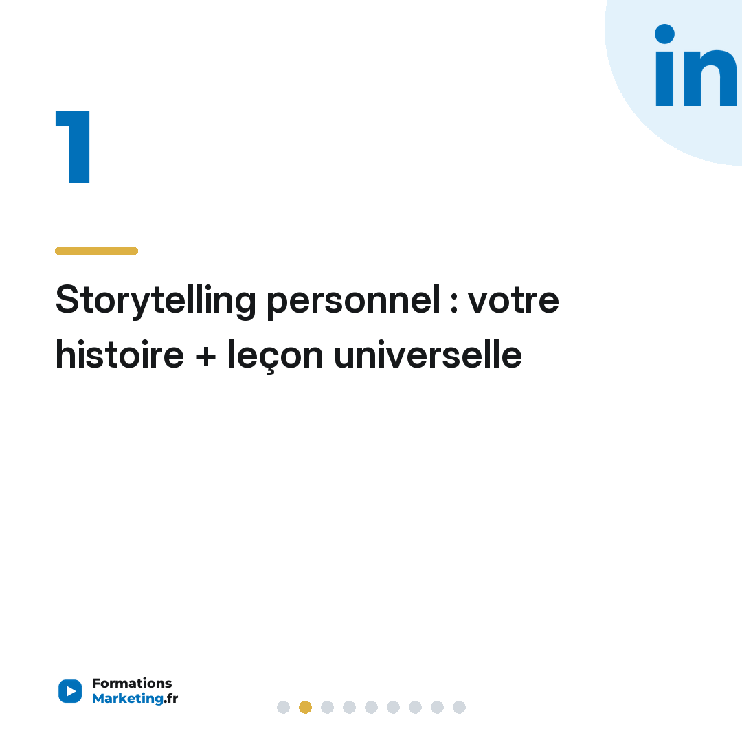 Storytelling personnel : votre histoire + leçon universelle