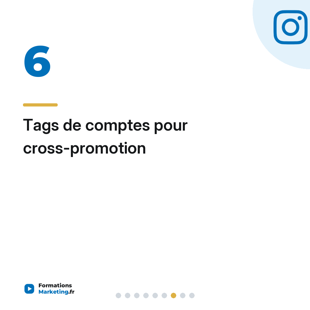 Tags de comptes pour cross-promotion