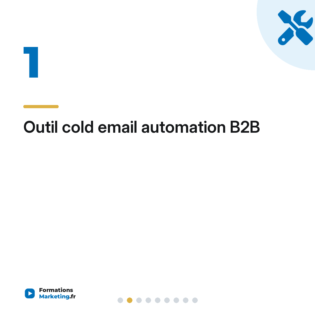 Outil cold email automation B2B